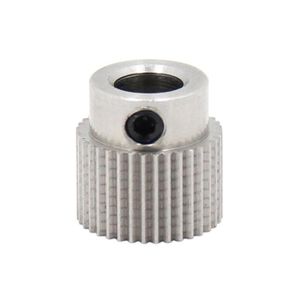 Roue dExtrudeuse Pi/èces de lImprimante 3D Engrenage 40 Dents Roue dExtrudeuse en Laiton Compatible avec CR-10 Ender 3 Pro 10 S5 CR-10S S4 Ender 3