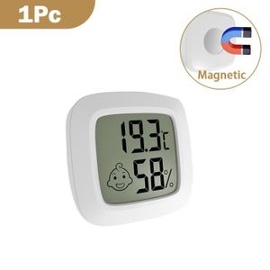 MESURE THERMIQUE Mini thermomètre et hygromètre numérique LCD,mesure de l'humidité intérieure,capteur de température ambiante- 1pc[E979897]
