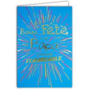 CARTE POSTALE 65-1286 Carte Personnalisée Bonne Fête À Un Papa V