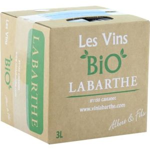 VIN ROUGE Bib Vin Rouge Bio 3 Litres - Vin de France