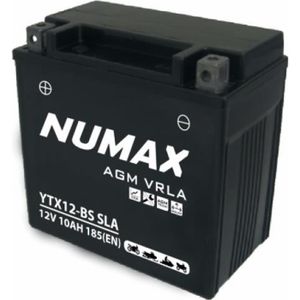 BATTERIE VÉHICULE Batterie moto Numax Premium AGM YT12BS / YTX12BS SLA 12V 10Ah 140A