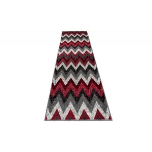 Coureur tapis gris 80x300 cm Marocain Moderne Motif Couloir Diele Cuisine Top 