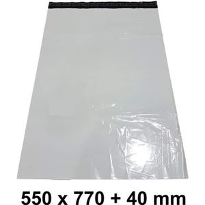 100 Blanc Postal Sacs Envoi COLIS en plastique solide Poly 10/" X 14/" Pochettes