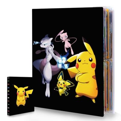 Classeur Carte 4 Pochettes, Album Carte, Porte Carte, Albums pour cartes à collectionner, 30