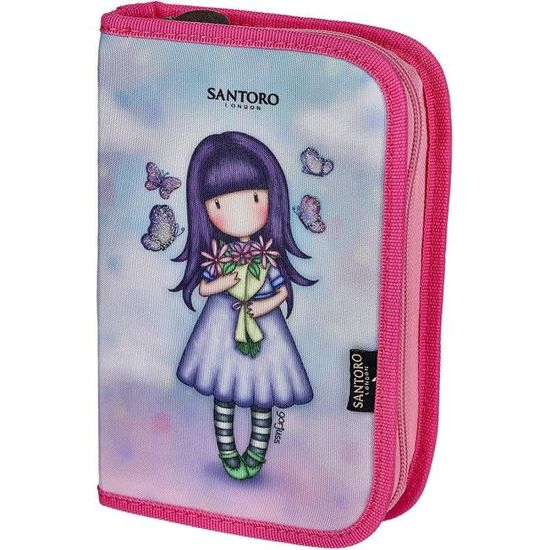 Trousse De Beauté Gorjuss By Santoro - Réf. 3627321 - Synthétique Rose Avec Bandoulière - Neuf Sous Blister