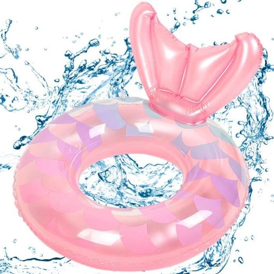 Bague De Natation Gonflable Pukitt Avec Ballon - Paillettes Arc-en-ciel, Transparente, Pour Piscine Ou Plage, Taille Adulte Bague De Natation Gonflable Pukitt Avec Ballon - Paillettes Arc-en-ciel, Transparente, Pour Piscine Ou Plage, Taille Adulte