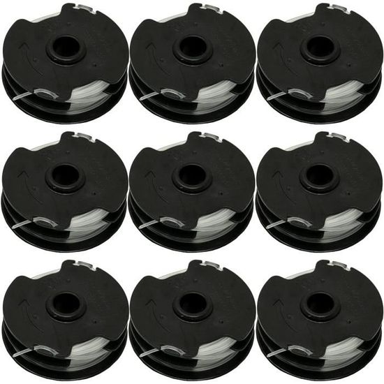 Lot De 10 Cache-bobines Pour Débroussailleuse Parkside PRTA 20Li C3 - Compatible Plusieurs Modèles Sans Fil