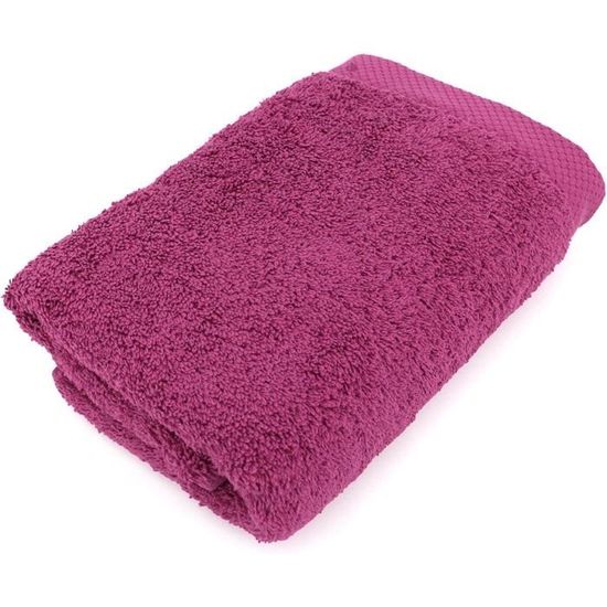 Serviette de toilette 50x100 PURE STRIPES rose lavande