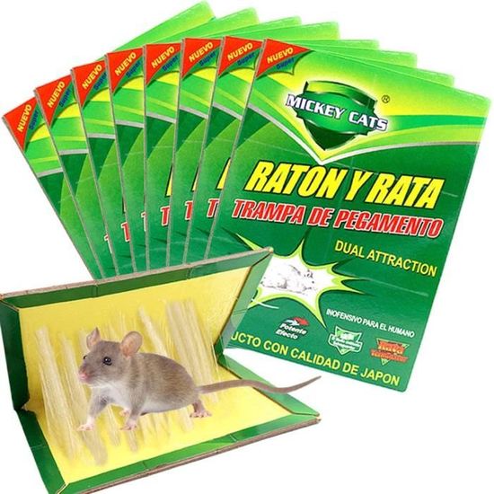 Acheter Attrape-souris Invisible, piège à colle domestique, tapis de souris  collant, couverture de colle pour Rat, panneau de colle