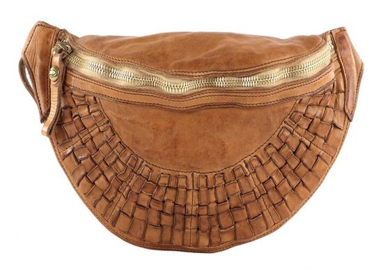 Sac Bandoulière CAMPOMAGGI En Cuir De Veau - Couleur Cammello - Neuf Avec étiquettes - Fabriqué En Italie