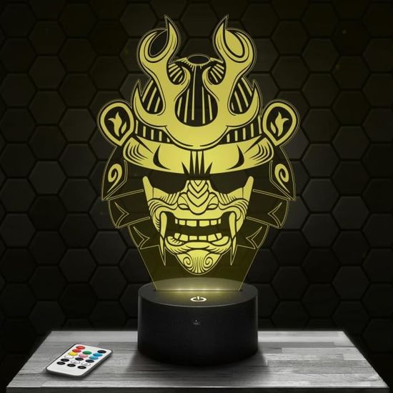 Lampe 3D Renaud - Veilleuse Chanteur Français | Décoration Chambre Originale