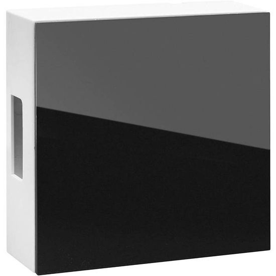 Sonnette Murale Grothe 83 DBA - Blanc Et Noir - Pour Maison Ou Bureau