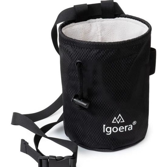 Sac à Magnésie DOUDINGMAO – Réglable, Tissu Oxford + Polaire, Fermoir Rapide, Pour Escalade Ou Haltérophilie
