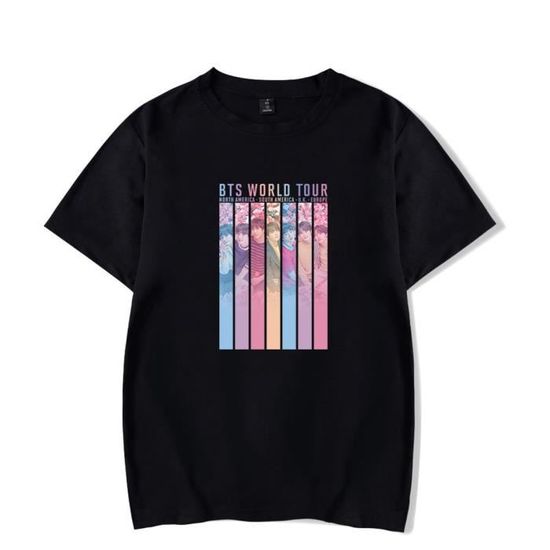 T-shirt femme manches courtes - PEACE and LOVE Lips - lèvres - 10427