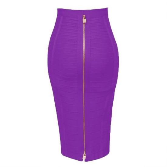 Jupe femme Zara ivoire polyester ligne A taille XL fermeture