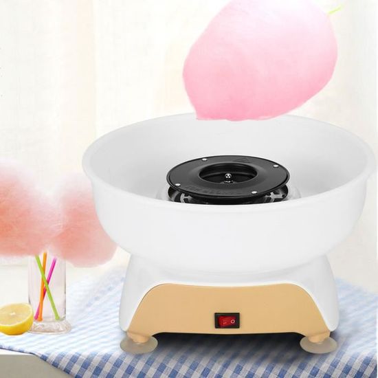 Machine à Barbe à Papa – 450W – Rose, Bleu Ciel Ou Blanc – Facile à Nettoyer – Parfaite Pour Fêtes Et Enfants