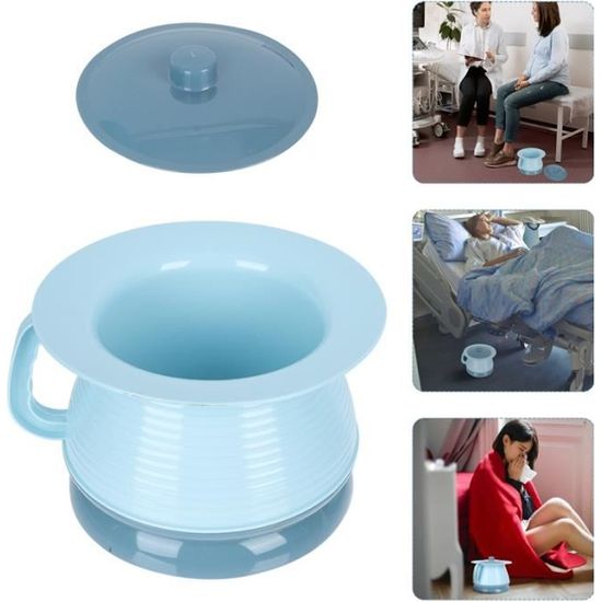 1pc Bedpan Ménage Pot de chambre durable avec couvercle reducteur de wc toilette bebe
