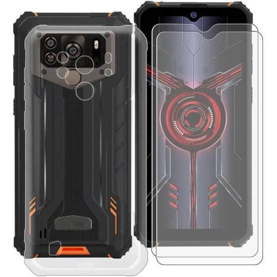 HGJTF Pour Oukitel WP16 Coque Avec 1 Pièce Protecteur D'écran Verre