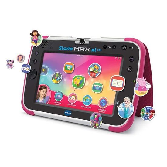 Tablette éducative VTECH Storio Max XL 2.0 7 Rose pour enfant de 3 à 11  ans - Cdiscount Jeux - Jouets