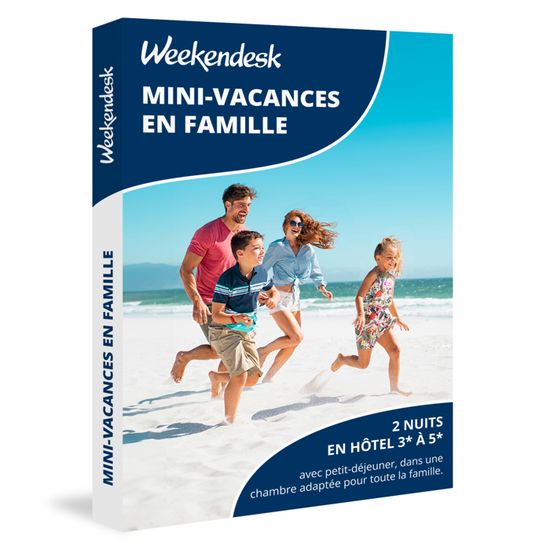 Weekendesk - Coffret cadeau - Mini-vacances en famille - 2 nuits en ...
