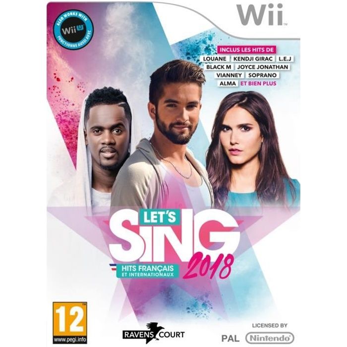 Lets Sing 2018 Hits Français et Internationaux Jeu Wii