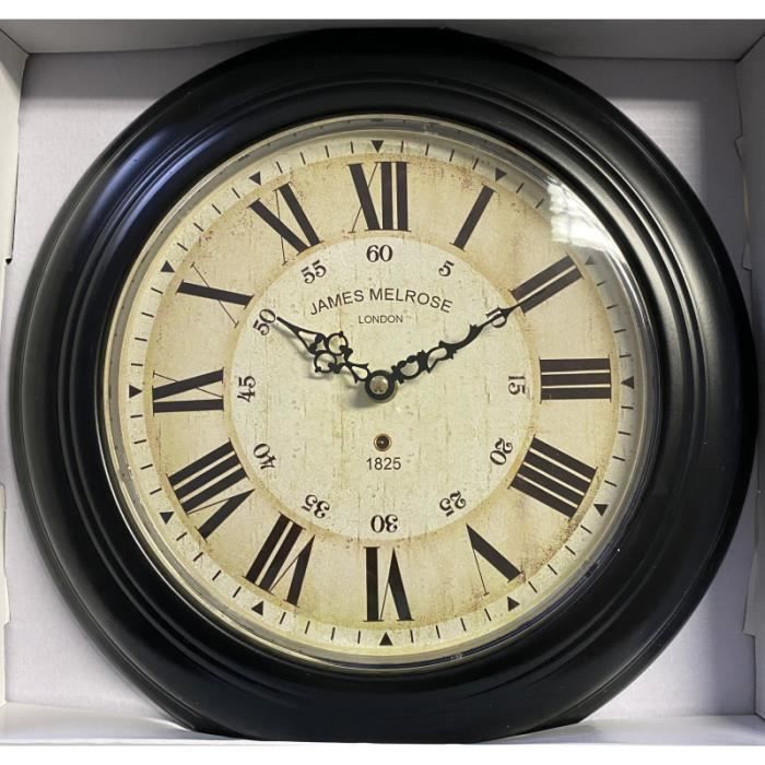 Horloges & réveils - Horloge Vintage London - D 32 cm - Noir
