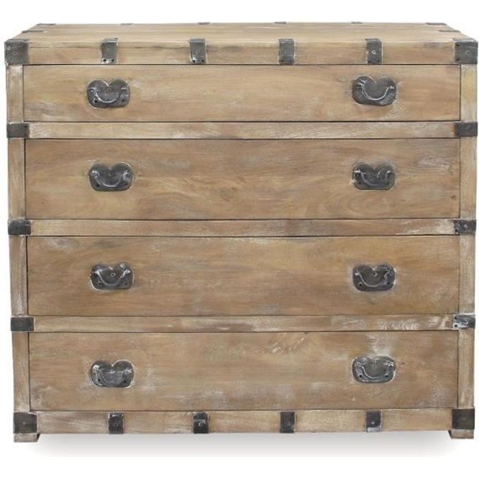 Malle De Voyage Ancienne En Tissu - Valise Vintage Française, Couleur Beige, Décoration