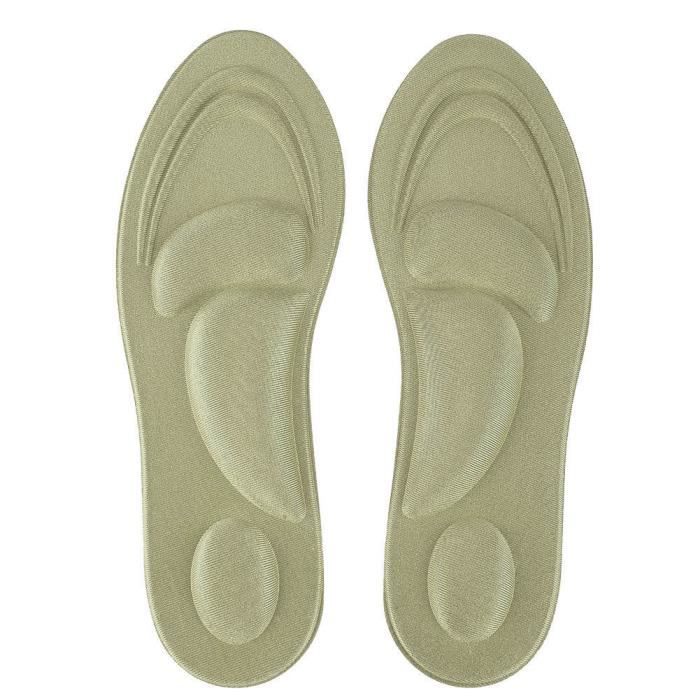 Drfeify semelle de chaussure Semelles orthopédiques Pieds plats Support de voûte plantaire Semelle intérieure en mousse à