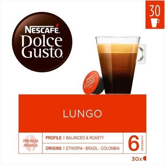 DOLCE GUSTO Café capsules Lungo 30 capsules