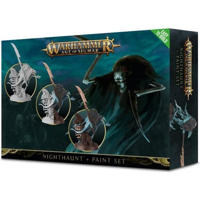 Games Workshop Nighthaunt + Set de peinture, Figurine à collectionner, Gris, Adultes et enfants, Age of Sigmar, Plastique