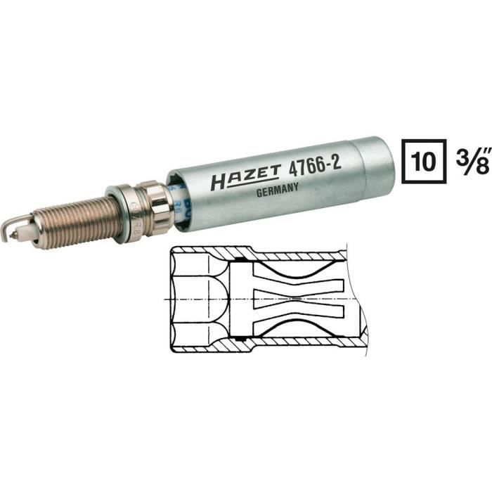 Clé à bougies Hazet 4766-2