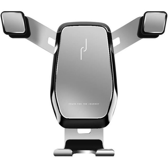 Support Téléphone Voiture Support Voiture Réglable Smartphone Samsung Galaxy a10 a50 Horizontal et Vertical Fixation -Gris