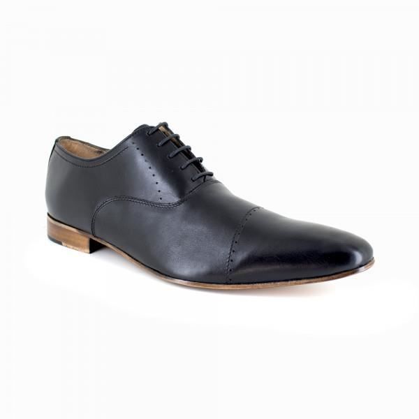Richelieu J.Bradford Cuir Noir JB-GASPARD - Couleur - Noir