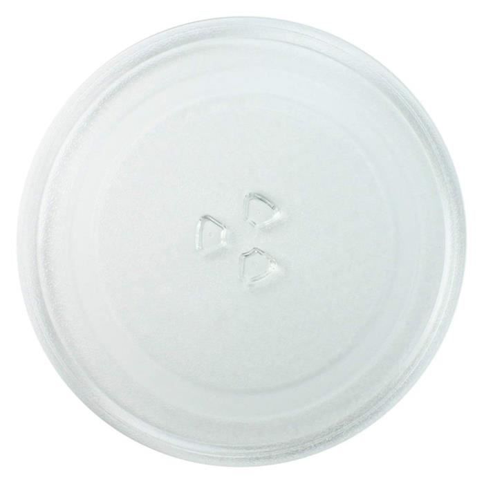 Plateau tournant en verre pour micro-ondes Verre épaissi Bonne stabilité 24.5 cm~P°