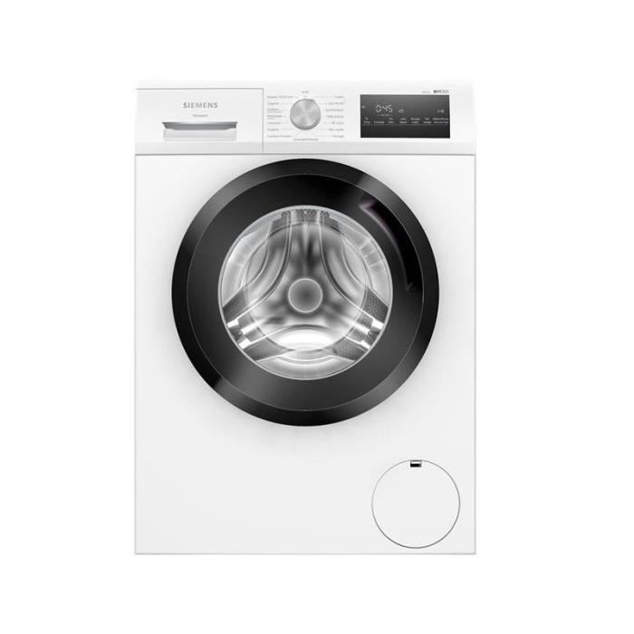 SIEMENS Lave-Linge Frontal 8kg 1400 tours/min Moteur à Induction iQDrive 60 Blanc