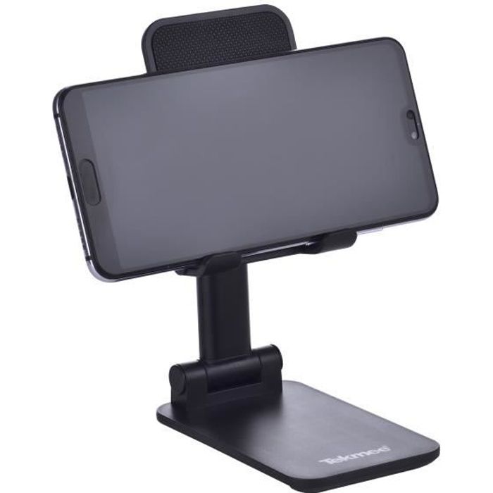 TEKMEE TEKMEE Support Téléphone Portable Ajustable pour Smartphone Bureau Table Repos Socle Surfaces Plates Plastique