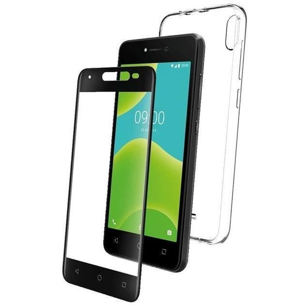 WIKO - PACK COQUE FLEXIBLE + VERRE TREMPE Y50
