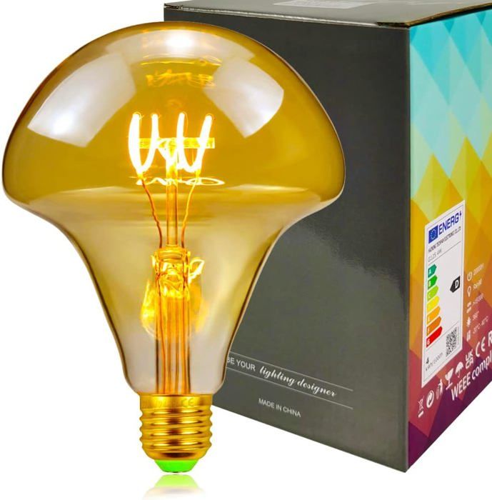 Tianfan G125 4W Ampoule Décorative Edison Vintage Industriel Tianfan G125 4W Ampoule Décorative Edison Vintage Industriel