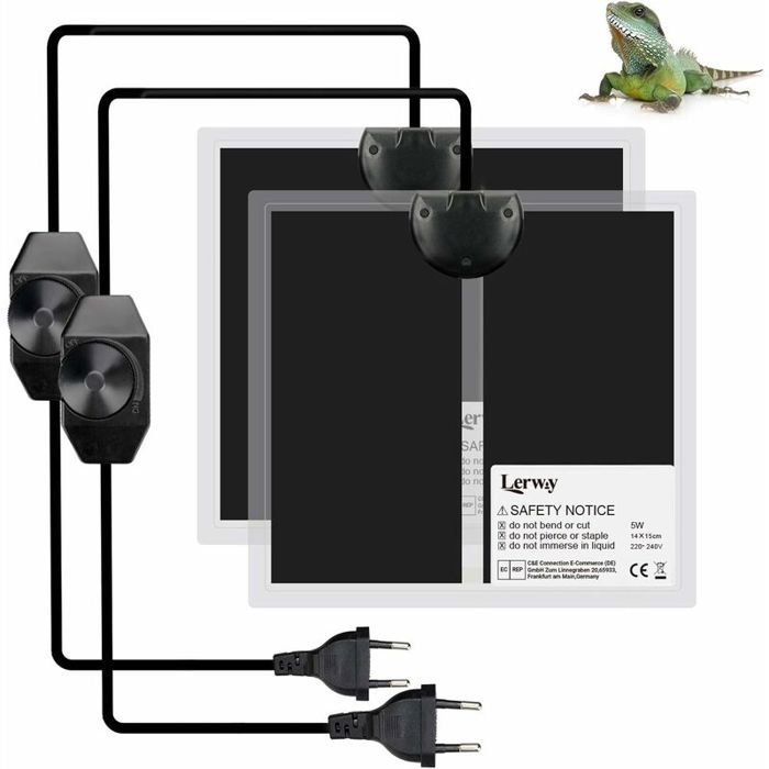 Comparer les prix de Tapis Chauffant - YYV - 2 pièces - Imperméable - Contrôleur de Température - Reptiles