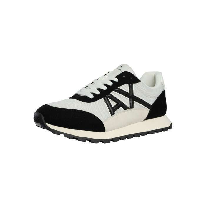 Armani Exchange Baskets En Daim Et Maille - Armani Exchange