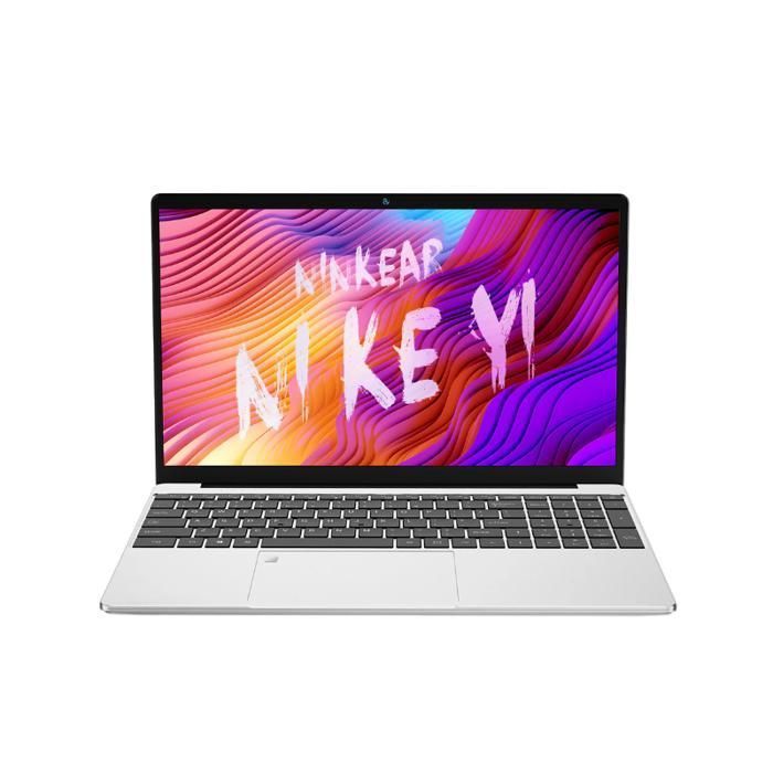Ninkear N15 Air ordinateur portable Intel N95 15.6 FHD IPS 16GB DDR4 512GB SSD clavier rétro-éclairé déverrouillage par empreinte