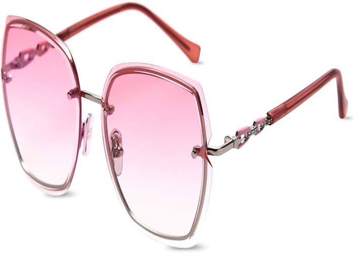 VALICLUD Lunettes De Soleil Nuage Vintage Sans Monture - Lunettes Disco Flash Gland Drôles Pour Femmes Et Hommes