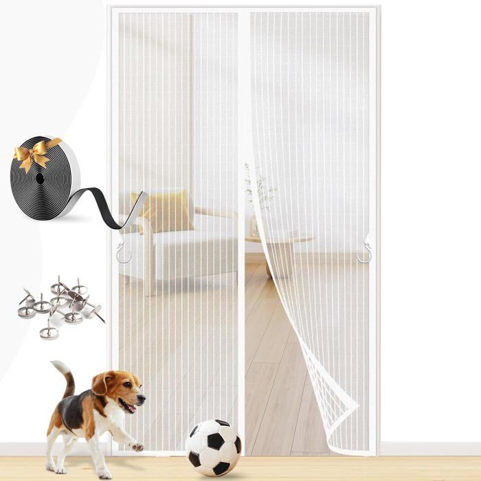 CGUOZI MagnéTique Moustiquaire Porte 215 X 250 Cm MagnéTique