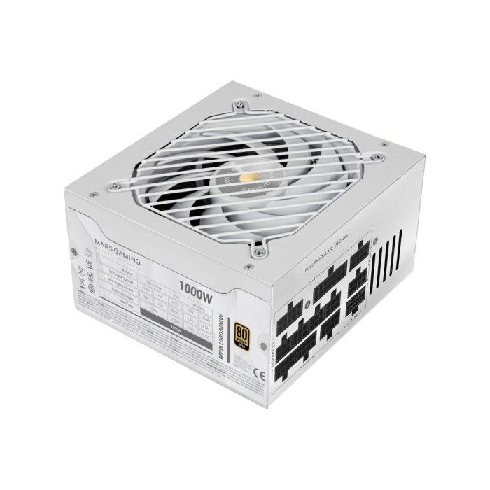 Mars Gaming MPB1000SIMW unité d'alimentation d'énergie 24 pin ATX ATX - vue 2
