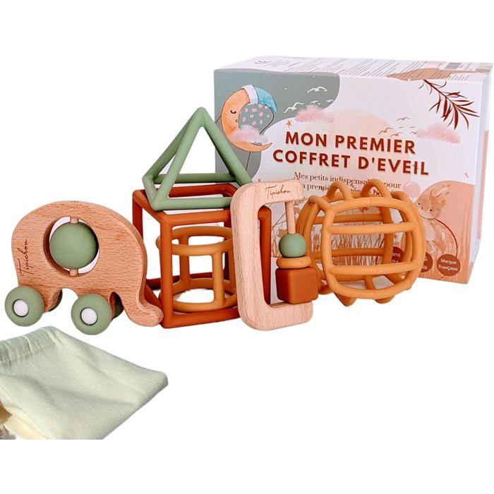 Jouet Spinner Bébé 6-12 Mois Avec Ventouse - Hochet Sensoriel Montessori Pour Chaise Haute Et Bain