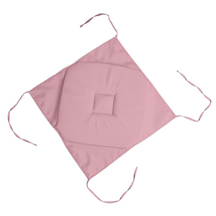 Galette de chaise en polyester - Stof - 40x40 cm - Poudre - 100% polyester Galette de chaise en polyester - Stof - 40x40 cm - Poudre - 100% polyester