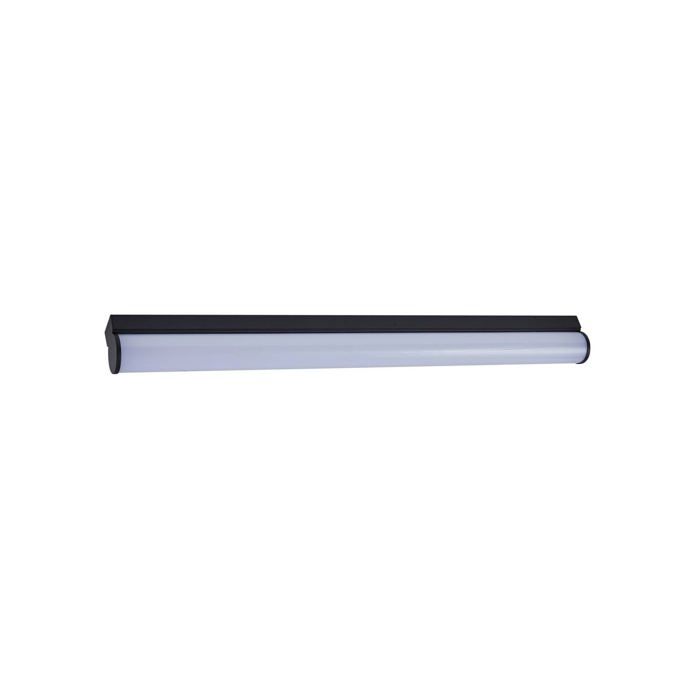 LED Applique Murale Vilmara (Moderne) en Noir Aluminium e. a. pour Salle de bain (1 lampe à) Luminaire salle Lampe WC