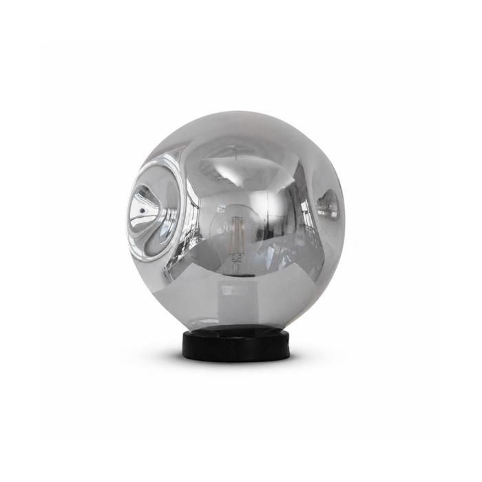 Lampe à poser chrome en verre et métal - Brume - Maison Pavane Lampe à poser chrome en verre et métal - Brume - Maison Pavane