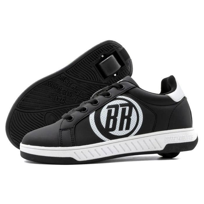 BREEZY ROLLERS Chaussure à roulettes Classic Noir Blanc - Chaussures à roulettes Heelys 35 BREEZY ROLLERS Chaussure à roulettes Classic Noir Blanc - Chaussures à roulettes Heelys 35