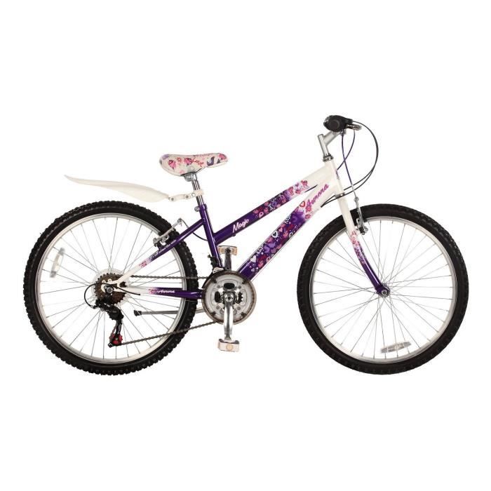 Vélo fille AURORA 24 pouces - Cdiscount Sport